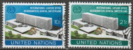 UNO New York 1974 MiNr.264 - 265 O Gestempelt Einweihung Amtssitz ILO ( 4720 )günstige Versandkosten - Usati