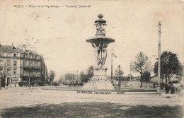 FRANCE - Reims - La Place De La République - Fontaine Bartholdi - Carte Postale Ancienne - Reims