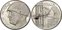 Italia 20 Lire 1928 MCMXXVIII R KM-70 SPL Lucentezza (B1-972 - Gedenkmünzen