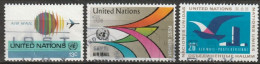 UNO New York 1974 MiNr.272 - 274 O Gestempelt Flugpostmarken ( 4744 )günstige Versandkosten - Usados