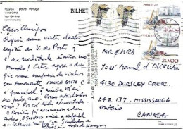 Portugal & Marcofilia, Peso Da Régua, Douro, General View, Amarante A Mississauga Ontário Canada 1984 (555 - Lettres & Documents