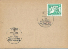 DDR GS 1973 ZEITZ - Cartes Postales - Oblitérées