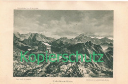 D101 102-2 E.T. Compton Nebelhornhaus Alpenverein Berghütte Lichtdruck 1894 !! - Andere & Zonder Classificatie