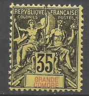 GRAND COMORE N° 17 NEUF* CHARNIERE  / Hinge  / MH - Unused Stamps