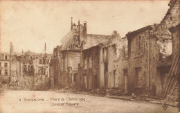 Soissons * Place Du Cloître En 1919 * Bombardement Ww1 Guerre 1914 1918 - Soissons