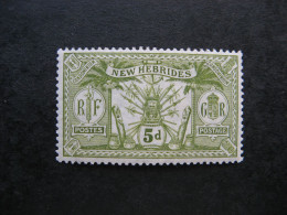 Nouvelles-Hébrides: TB N° 53, Neufs X. - Unused Stamps