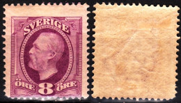 SWEDEN 1903 King Oskar II, 8o Red-vio, MHOG - Nuovi