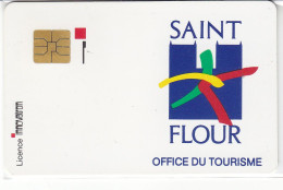 PIAF De  ST FLOUR Sans Date Ni Tirage Dos Blanc - PIAF Parking Cards