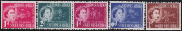 South-West Africa    .    SG    .    149/153       .    *    .    Mint-hinged - South West Africa (1923-1990)