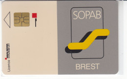 PIAF De  BREST Sans Date Sans Tirage Dos Solaic 45060 - Tarjetas De Estacionamiento (PIAF)