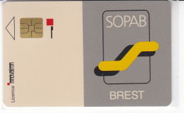 PIAF De  BREST Sans Date Sans Tirage Dos Solaic 45060 - PIAF Parking Cards