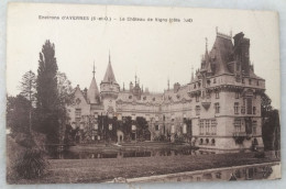 CPA AVERNES 95 Le Château De Vigny Côté Sud - Avernes