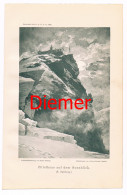 D101 033-3 Zittelhaus Observatorium Zeno Diemer Alpenverein Berghütte Lichtdruck 1894!! - Autres & Non Classés