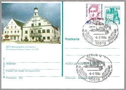 75 Años VUELO POSTAL BERLIN-WEIMAR - Avion LVG C.VI -  75 Years Air Mail. Berlin 1994 - Poste