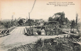 80 - MOREUIL _S24164_ Pont Du Moulin Rétabli Et Passerelle Exécutée Par Le Génie Français - Après La Grande Guerre - Moreuil