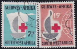 South-West Africa    .    SG    .    193/194      .    O    .   Cancelled - Südwestafrika (1923-1990)