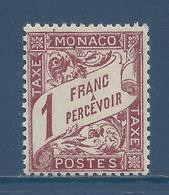 Monaco Taxe - YT N° 23 ** - Neuf Sans Charnière - 1926 à 1943 - Taxe