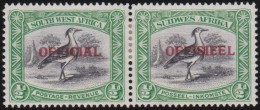 South-West Africa    .    SG    .    O 18  Paire      .    *    .    Mint-hinged - South West Africa (1923-1990)