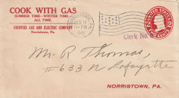Etats Unis Entier Postal Privé Norristown Thème Energie 1915 - 1901-20