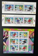 Burundi 2014 / 2015 Mi. 3489 - 3494 Bl. 510 - 511 Tennis De Table Tischtennis Ping Pong - Unused Stamps