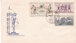 Czechoslovakia Tchécoslovaquie - FDC Summer Olympic Games, Melbourne- Set - Verano 1956: Melbourne