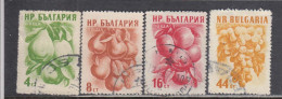 Bulgaria 1957 - Fruits(3), Mi-Nr. 1022/25, Used - Used Stamps