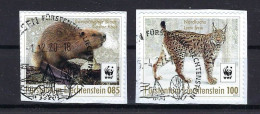 Liechtenstein 2017, Nr. 1875 + 1876, Weltweiter Naturschutz: Rückkehrer Gestempelt Used - Gebruikt