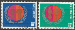 UNO New York 1975 MiNr.281 - 282 O Gestempelt Internationales Jahr Der Frau ( 4750 )günstige Versandkosten - Used Stamps