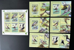 Burundi 2015 / 2016 Mi. U-Z 3577 + Bl. ND IMPERF Oiseaux Migrateurs Birds Vogel Mouettes - Unused Stamps