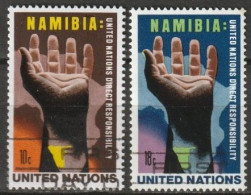 UNO New York 1975 MiNr.285 - 286 O Gestempelt Verantwortung Der UNO Für Namibia ( 4775 )günstige Versandkosten - Usati