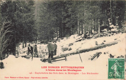 88 - VOSGES _S24204_ L'Hiver Dans Les Montagnes - Exploitation Des Bois Dans La Montagne Les Bucherons - Other & Unclassified