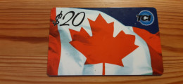 Prepaid Phonecard Canada, TCI - Flag - Kanada