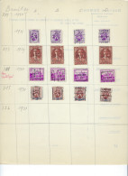 GROOT LOT BRECHT Met O.a. Serie Nr. 6024 Kompleet ; Details & Staat Zie 12 Scans !  LOT 273 - Rollenmarken 1930-..