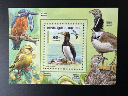 Burundi 2015 / 2016 Mi. Bl. A566 A Oiseaux Migrateurs Birds Vogel - Unused Stamps