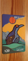 Prepaid Phonecard Canada, Hello - Painting, Bird - Kanada