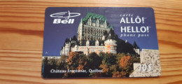 Prepaid Phonecard Canada, Bell - Québec - Canada