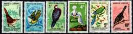 1967-8 Nuova Caledonia, Uccelli Volatili, Serie Completa Nuova (**) - Neufs