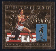 Guinée - Timbre En Or Thème JO Atlanta 1996 - Neuf ** Sans Charnière - TB - Guinea (1958-...)