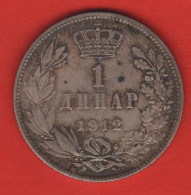 SERBIA - 1 DINAR 1912 - Serbie