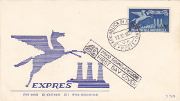 ORGANIZATIONS, UPU- UNIVERSAL POSTAL UNION, COVER FDC, 1957, SAN MARINO - UPU (Union Postale Universelle)