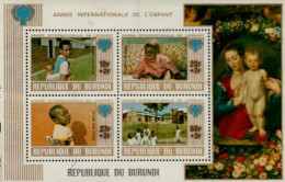 Burundi ** Blocs N° 106A - Année Internationale De L'enfant (côte 10€) - Unused Stamps