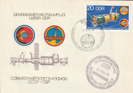 ZAllFdc040978a -- ALLEMAGNE  1978  --  ENVELOPPE  FDC  Avec  Empreinte  'PREMIER  JOUR'  Du  04 09 1978  --  INTERKOSMOS - 1971-1980