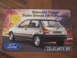 Télécarte Publicité Ford Fiesta - Cars