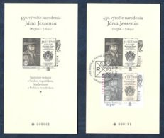 2016, Slovakia, Jan Johannes Jesenius Jessenius Jessenii 450. Years, Limited Proof, Joint Issue - Joint Issues