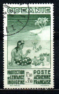 Océanie -1942 -  Oeuvres De L' Enfance  -  PA 4 - Oblit -Used - Poste Aérienne