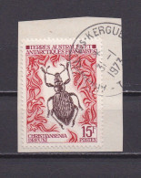 TAAF 1973 TIMBRE N°49 OBLITERE INSECTE - Usados