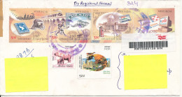 India Registered Cover Sent Air Mail To Denmark 21-3-2006 With More Topic Stamps - Briefe U. Dokumente