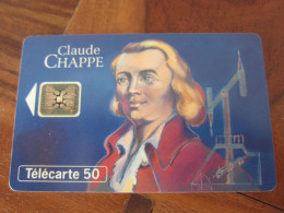 Télécarte Claude CHAPPE - Telefone