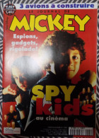 Le Journal De Mickey N° 2561 Avions En Papier à Construire + Autocollants Spy Kids - Journal De Mickey