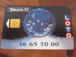 Télécarte Française Des Jeux Le Loto - Jeux